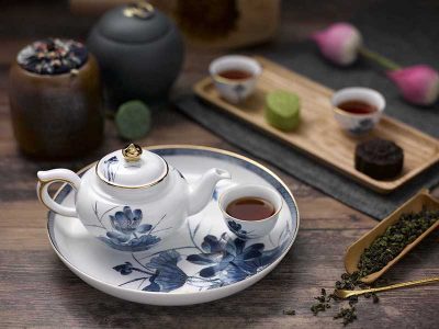 Bộ trà Minh Long , Bộ trà Minh Long Jasmine Sen Vàng