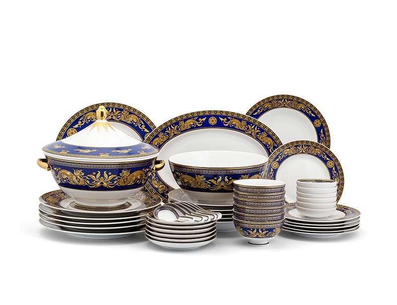 Bộ bàn ăn Minh Long Âu-Á Hoàng Cung Cẩm Tú – 44 sản phẩm
