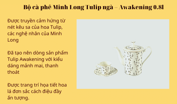 Một số bộ ấm chén cà phê Minh Long được nhiều người yêu thích nhất